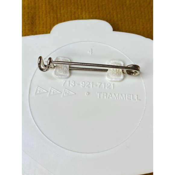 VINTAGE PLASTIC PINS - Set of 3 - Trammell - Exit Arrow - Send 'Um Packin' - 3" - Picture 6 of 6